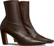 Khaite Nevada Square Toe Bootie