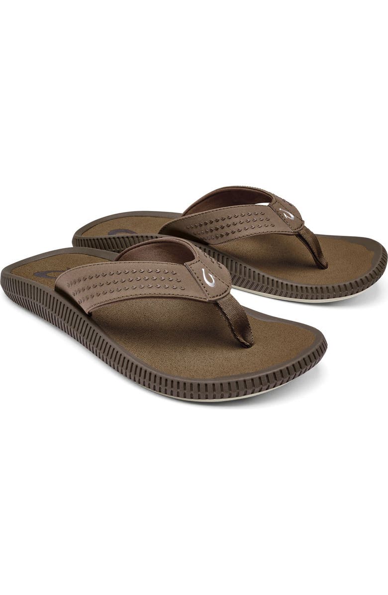 OluKai Ulele Flip Flop, Main, color, Mustang / Mustang