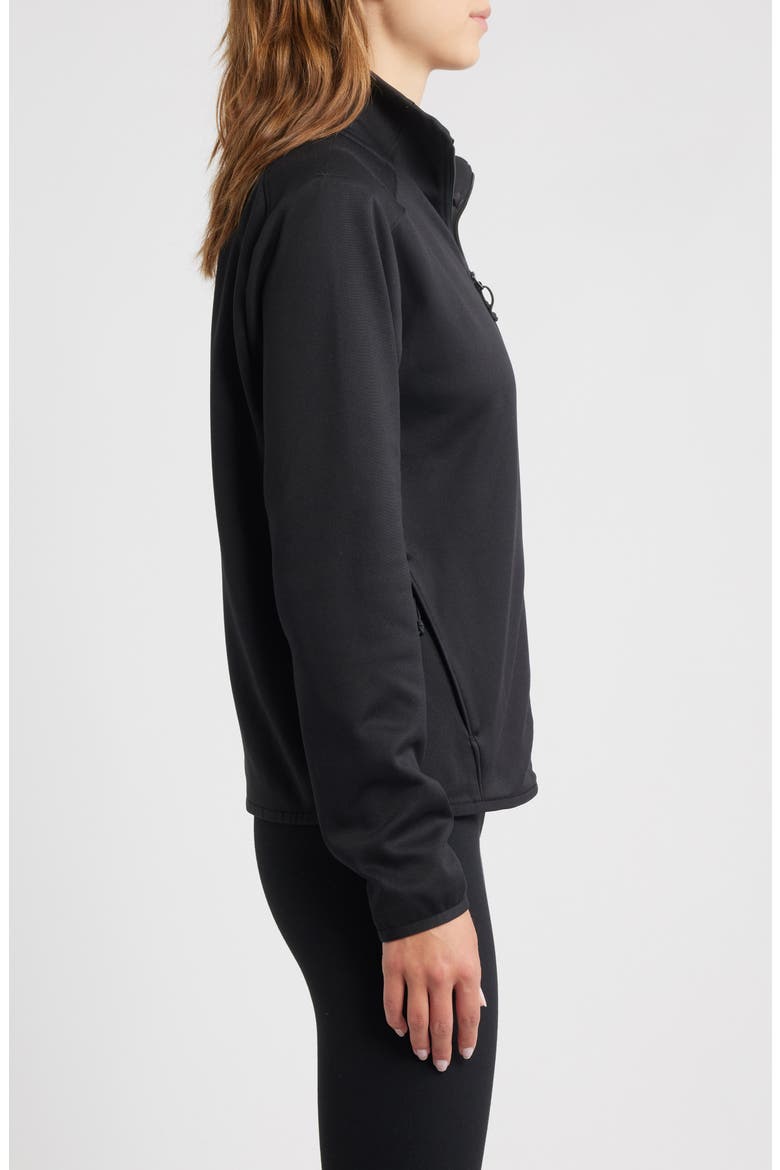 Performance Fleece Full Zip Jacket, Alternate, color, TNF BLACK