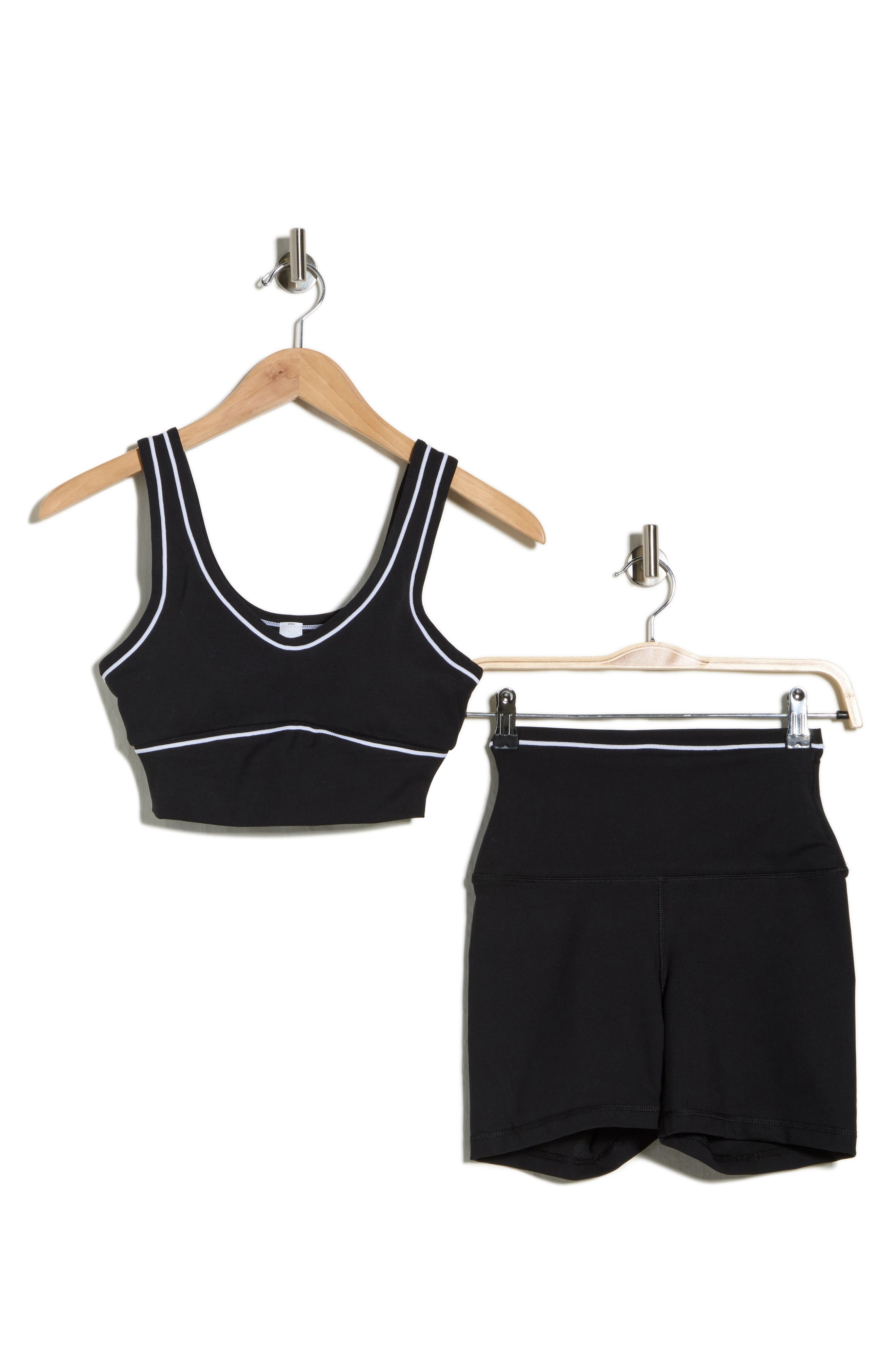YOGALICIOUS Lux Motion Muse Cut Crop Top & Shorts Set