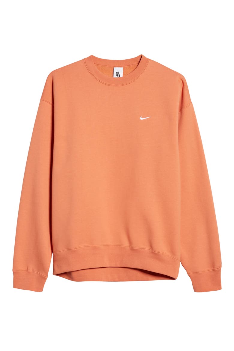 NRG Men's Crewneck Fleece Sweatshirt, Alternate, color, HEALING ORANGE