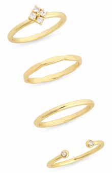 Covet 4-Piece Stackable Ring Set