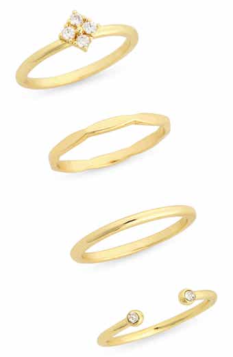 Covet 4-Piece Stackable Ring Set