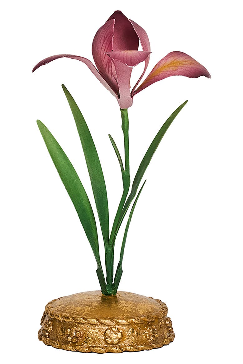 Meadow Walk Iris Place Card Holder, Main, color, PINK