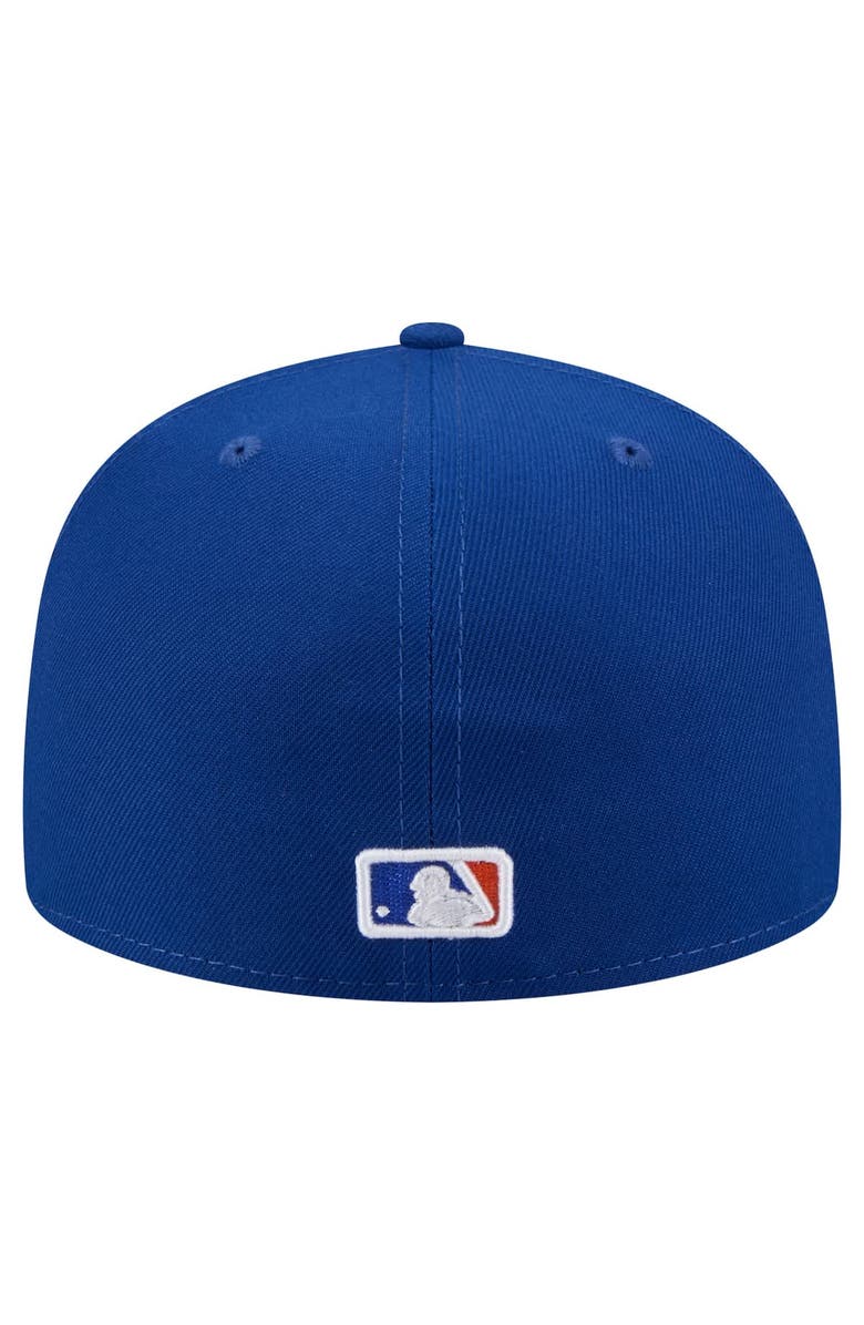 New Era Men's New Era Royal New York Mets Yarn Stitch 59FIFTY Fitted Hat, Alternate, color, 