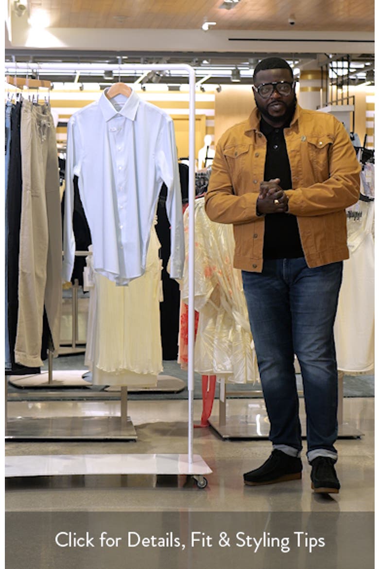 Trim Fit Premium Performance Dress Shirt video