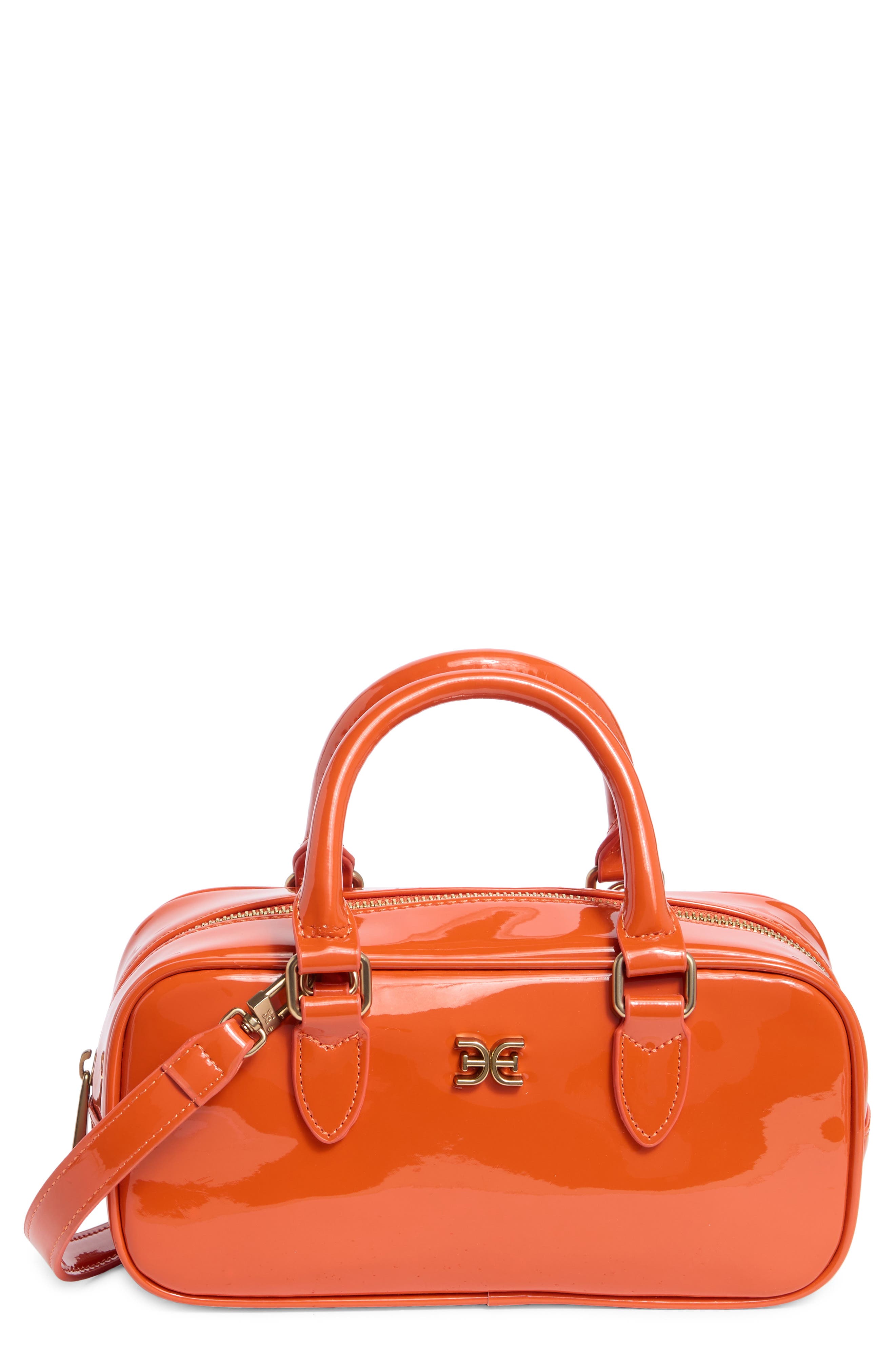 Sam Edelman Elcie Mini Crossbody Bag, Main, color, Burnt Orange