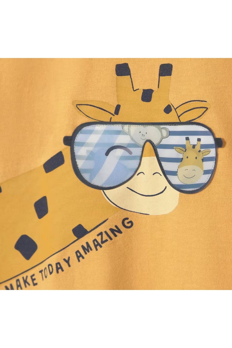 Giraffe T-Shirt, Alternate, color, Mustard
