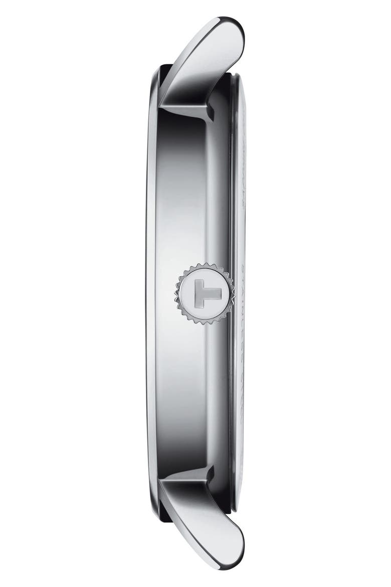 Everytime Mesh Strap Watch, 34mm, Alternate, color, SILVER