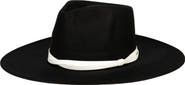 San Diego Hat Faux Felt Wide Brim Fedora