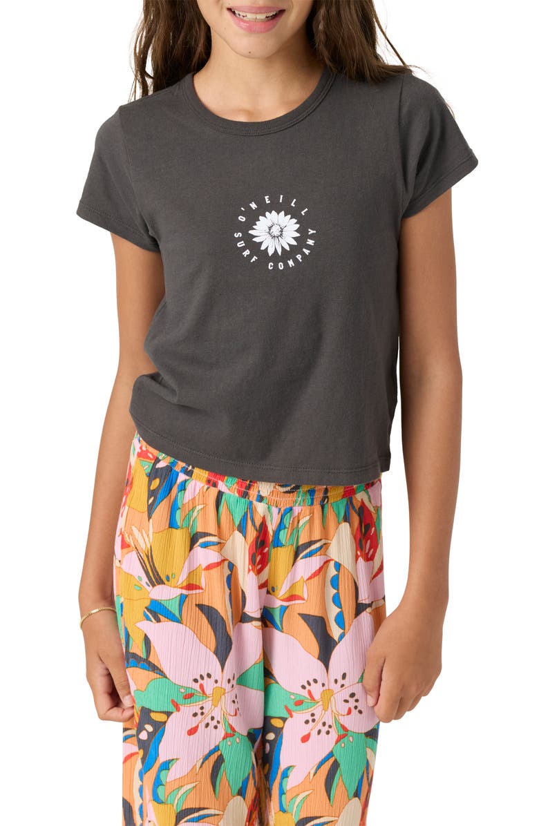 O'Neill Kids' Pacific Bloom Cotton Graphic T-Shirt, Main, color, 