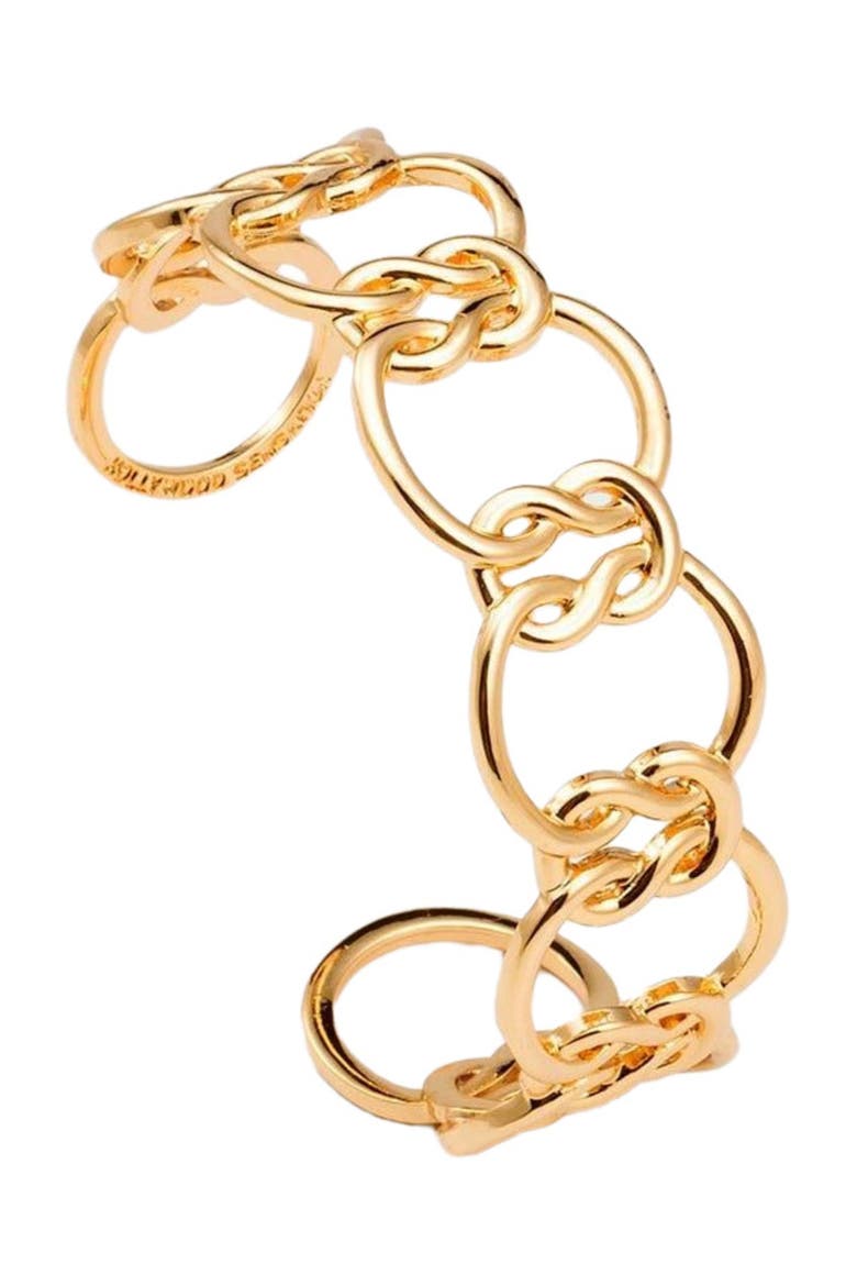 Love Knot Bracelet, Alternate, color, Gold