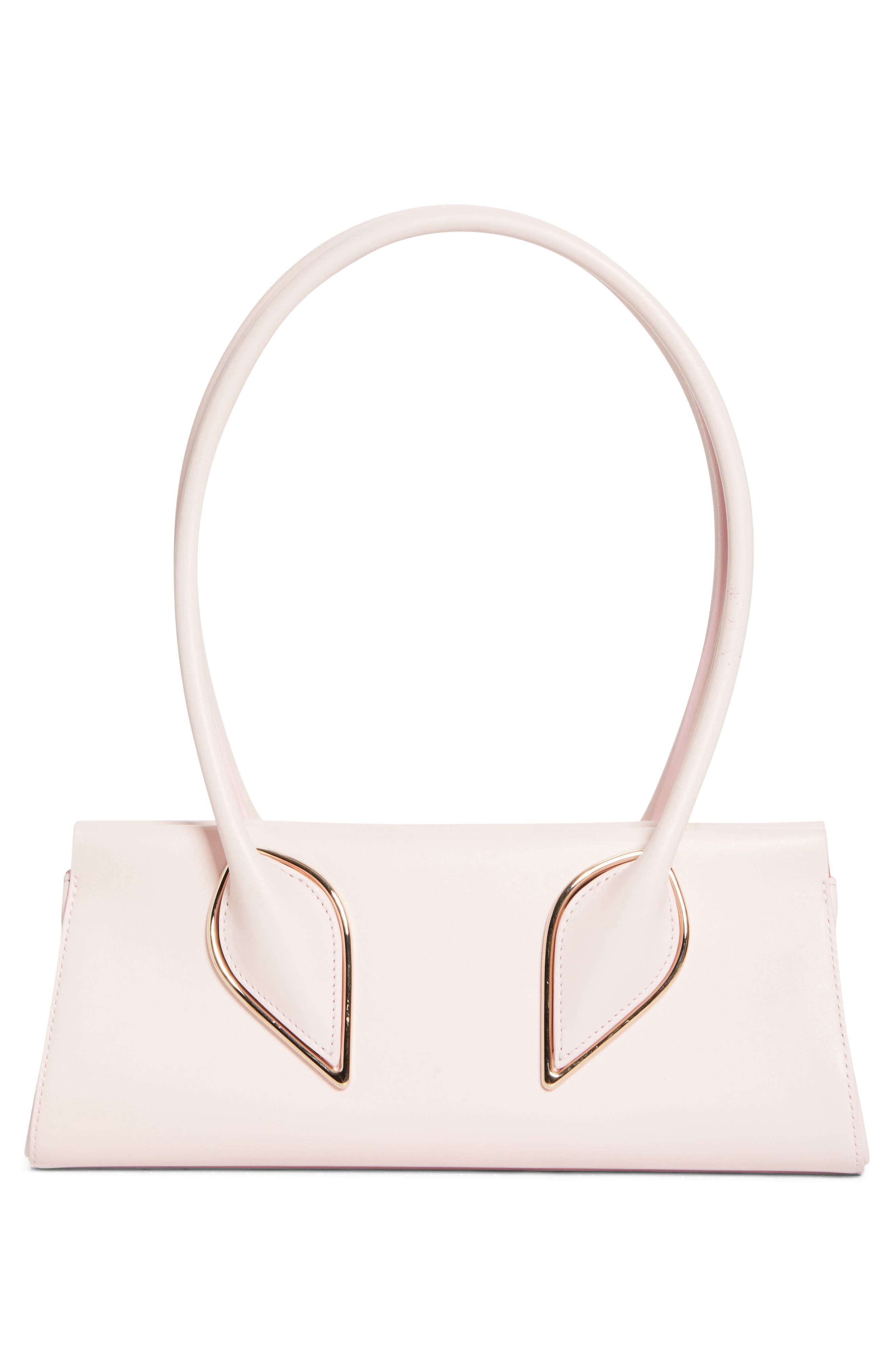 Calfskin Baguette Handbag, Alternate, color, P642 POUPEE