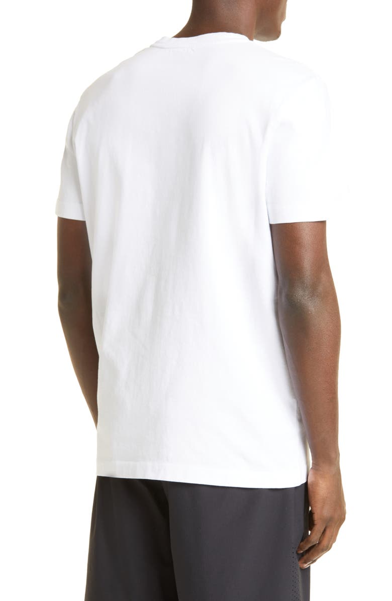 Moncler Logo Embroidered T-Shirt, Alternate, color, 