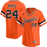 Nike Men's Nike Willie Mays Orange San Francisco Giants Cooperstown Collection Limited Jersey