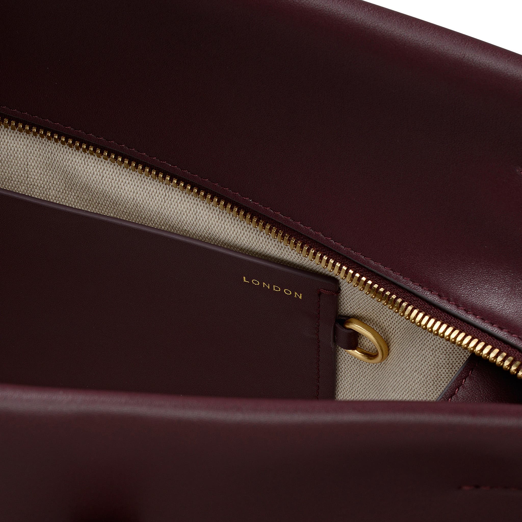 The Christina Medium Ziptop Shoulder Bag, Alternate, color, Dark Cherry