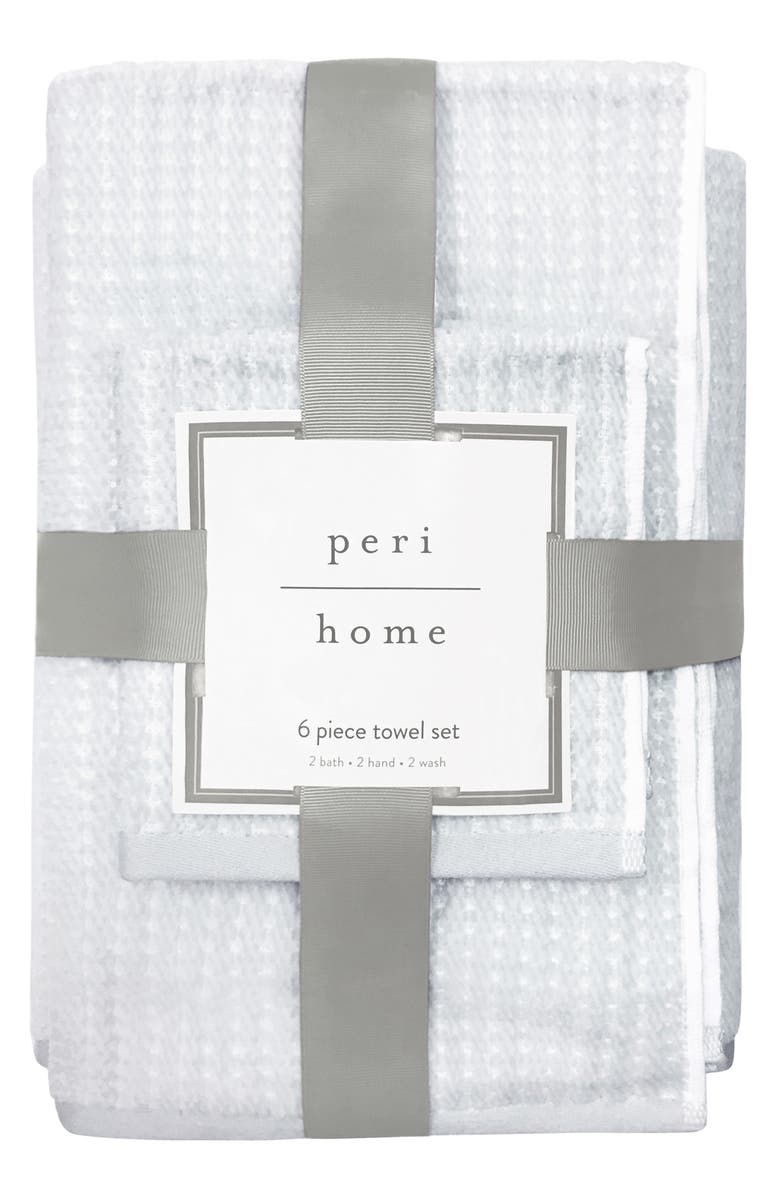 Peri Home Mingled Stripe Set of 6 Towels, Alternate, color,