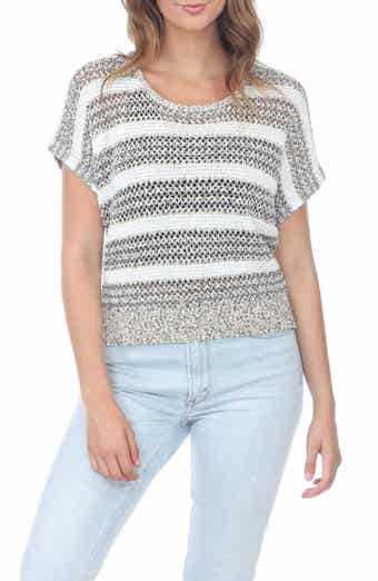 RAIN AND ROSE Open Stitch Sweater