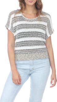 RAIN AND ROSE Open Stitch Sweater