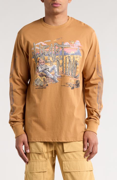 Siesta Long Sleeve Cotton Graphic T-Shirt