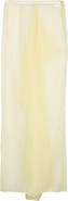 ZANKOV Yoko Silk Organza Maxi Skirt
