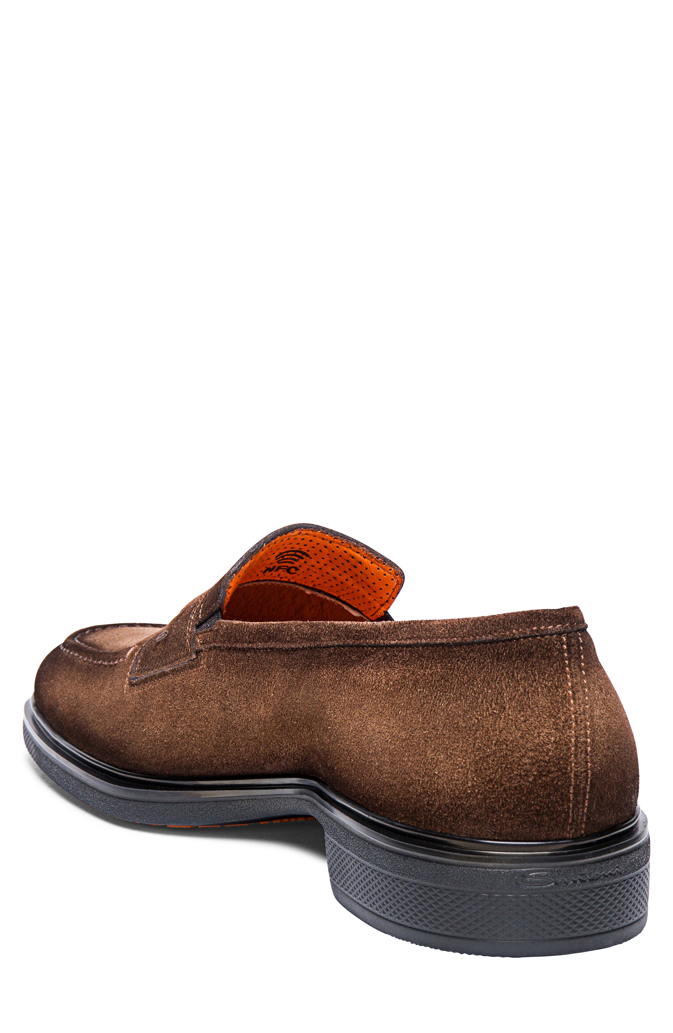 Santoni Easy Penny Loafer, Alternate, color, Brown-S50