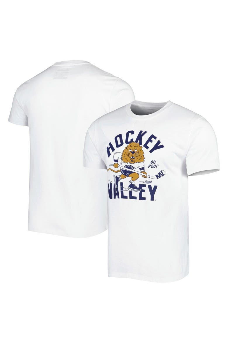 Men's Homefield White Penn State Nittany Lions Hockey Valley Vintage T-Shirt, Alternate, color, White