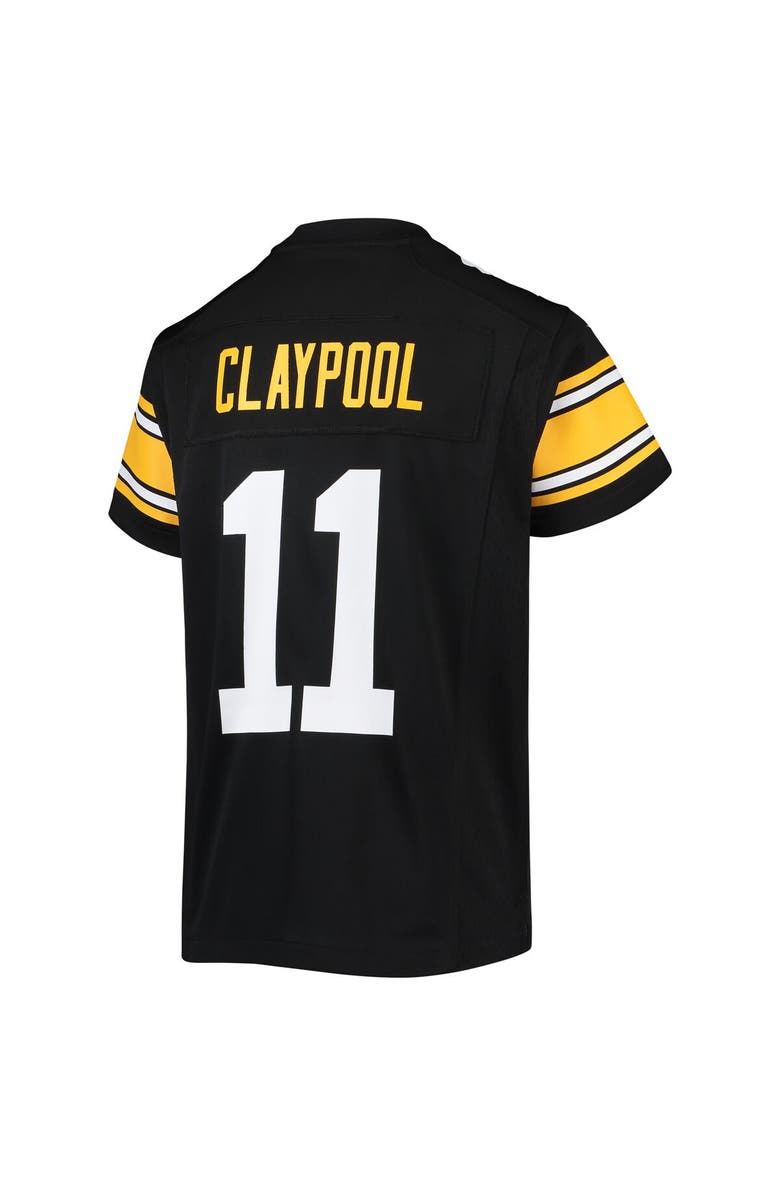 Nike Youth Nike Chase Claypool Black Pittsburgh Steelers Alternate Game Jersey, Alternate, color, 