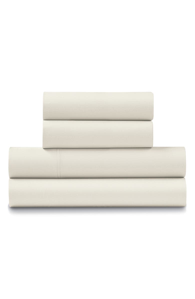 ELLA JAYNE HOME 1200 Thread Count Cotton Sateen 4-Piece Sheet Set, Main, color, Ivory