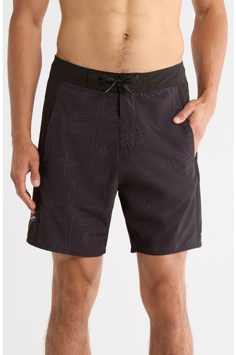 Peninsula Board Shorts, Main, color, BLACK INSIGNIA