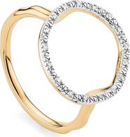 Monica Vinader Riva Circle Diamond Ring