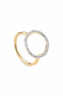 Monica Vinader Riva Circle Diamond Ring