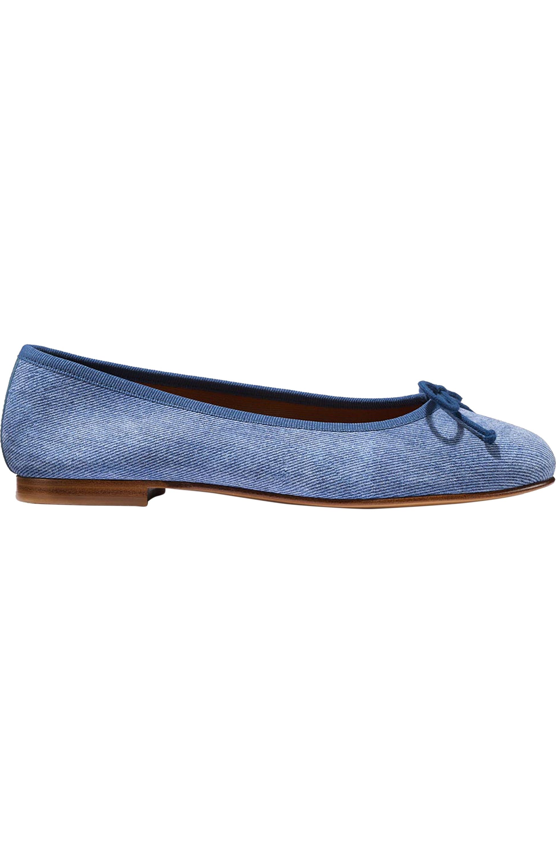 MARGAUX The Demi Flat, Main, color, Denim Suede