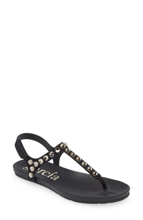 サンダル・ミュール PEDRO GARCIA Women Sandals JALILA05CERVOBLACK Women's Pedro Garcia Flat Sandals | Nordstrom