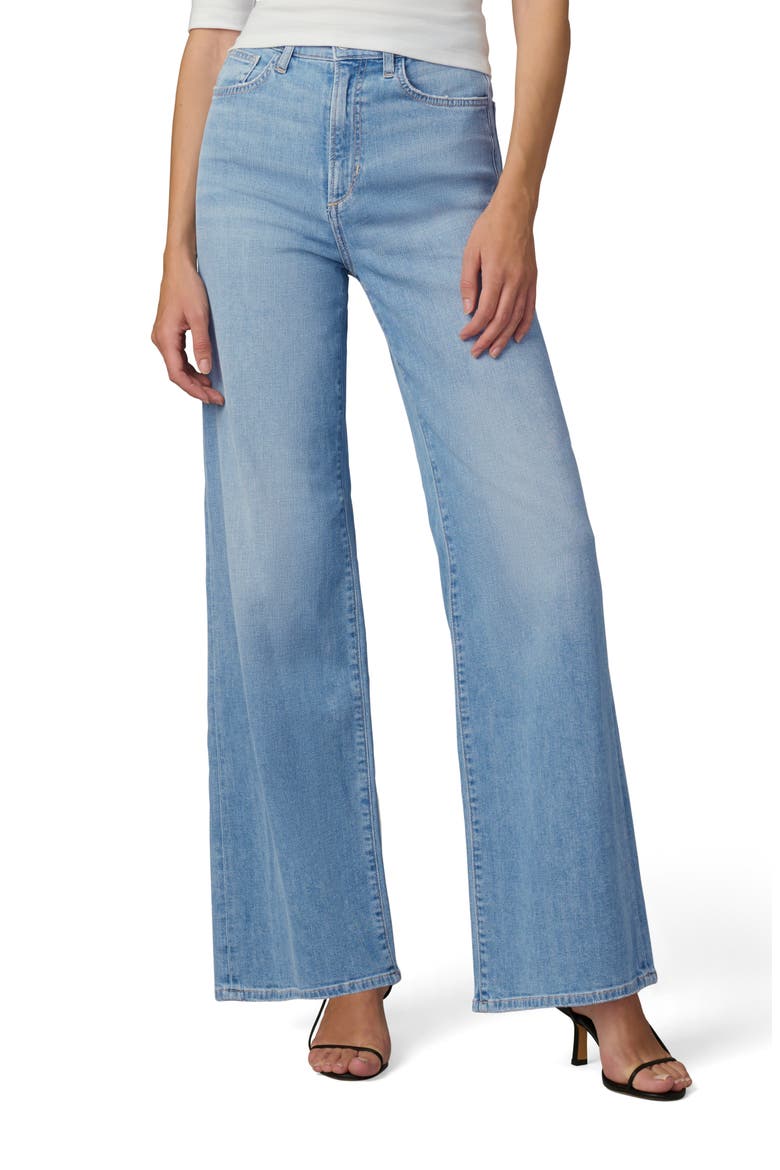 The Mia High Waist Wide Leg Jeans, Main, color, TENACIOUS