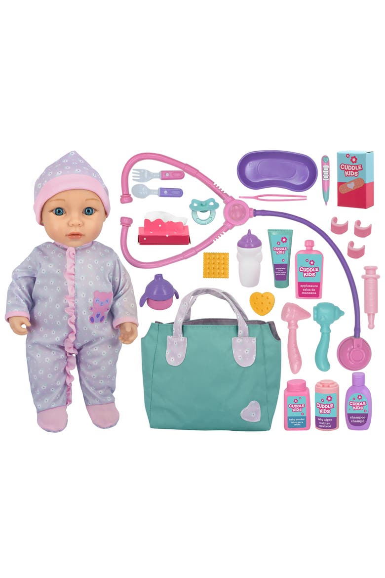 Baby's First Check Up 15" Doll Pink, Main, color, Multicolored