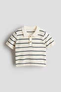 H&M Pointelle-knit polo shirt