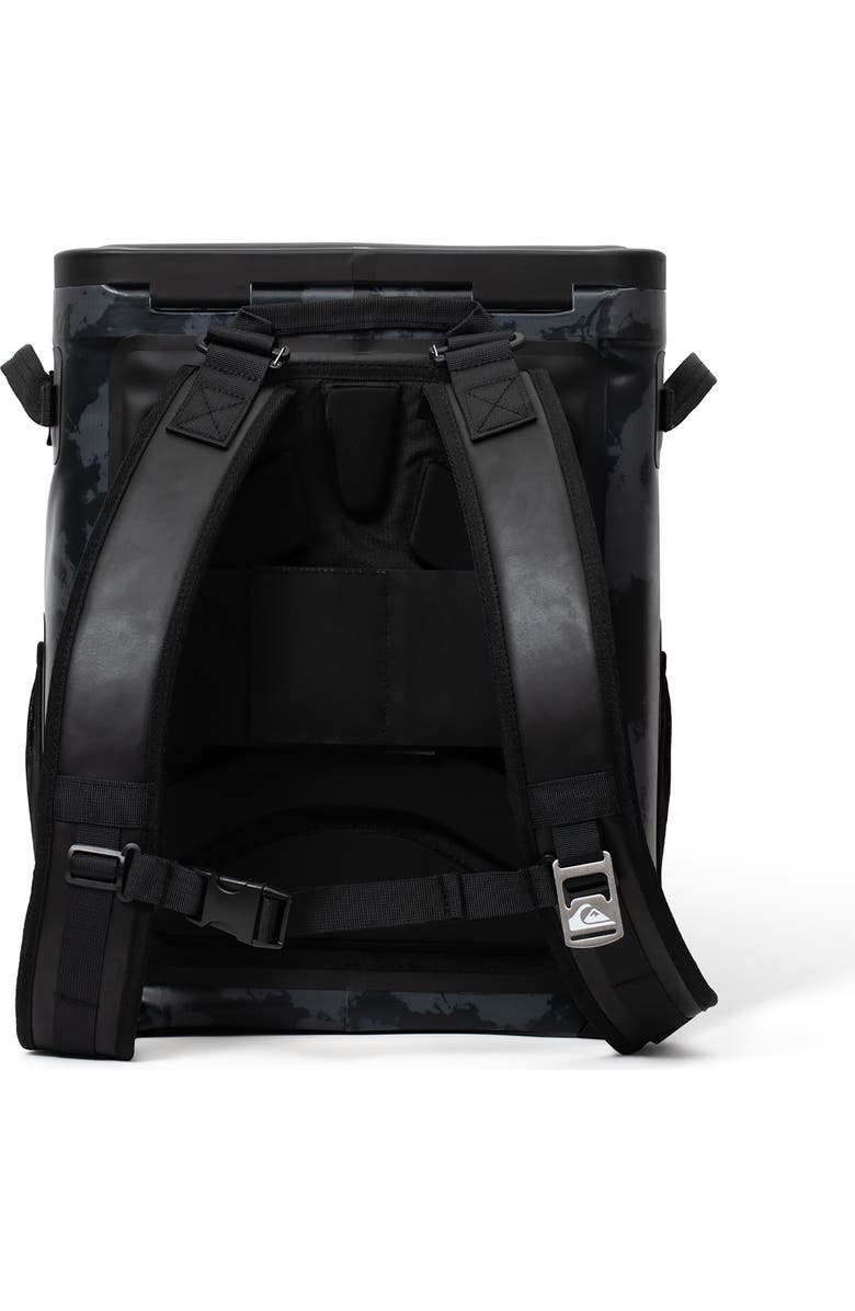 Quiksilver Coastal 20L Multi-Layer Insulated Zipperless Cooler Backpack with Bottle Opener, Alternate, color, Tie-Dye