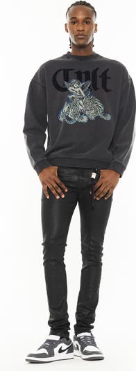 Cult of Individuality Punk 601 Coated Super Skinny Jeans | Nordstrom
