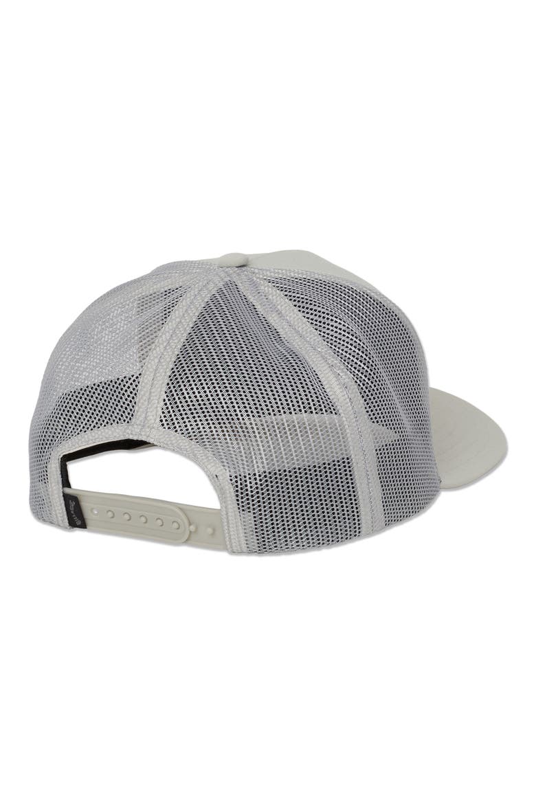 Adiv Logo Patch Trucker Hat, Alternate, color, DOVE