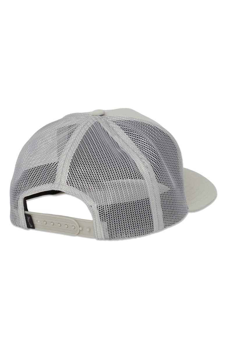 Billabong Adiv Logo Patch Trucker Hat, Alternate, color, Dove
