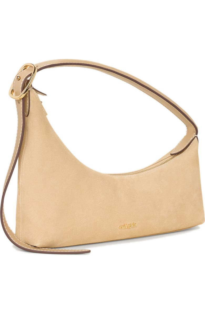 Cult Gaia Lola Leather Shoulder Bag, Alternate, color, Sand