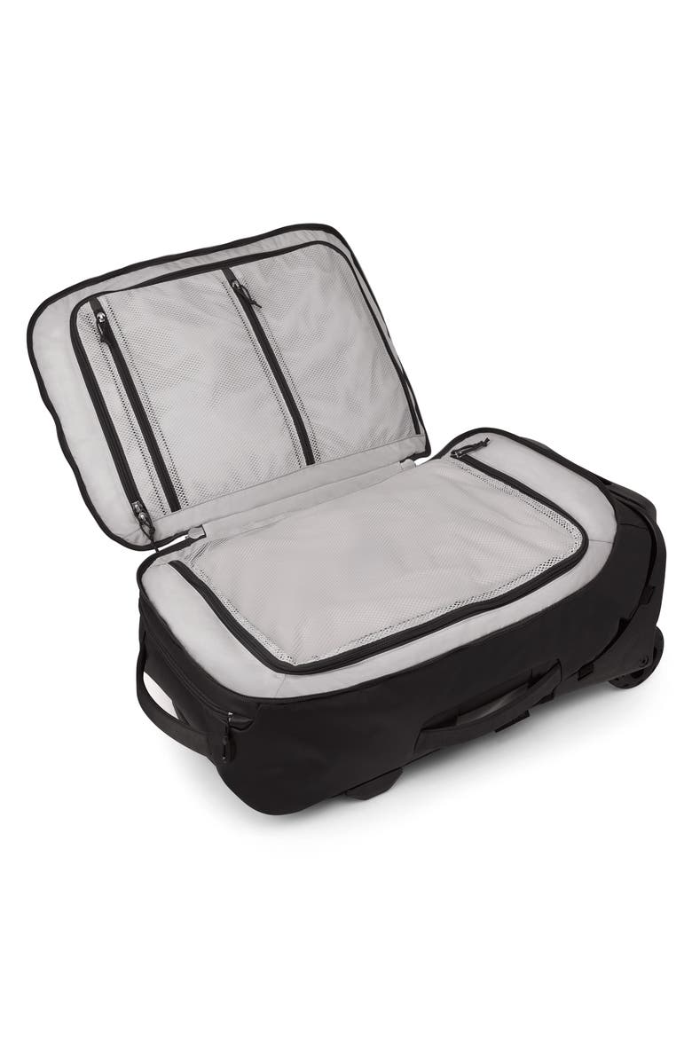 Transporter 38-Liter Wheeled Carry-On Luggage, Alternate, color, RAVEN BLACK/BLACK