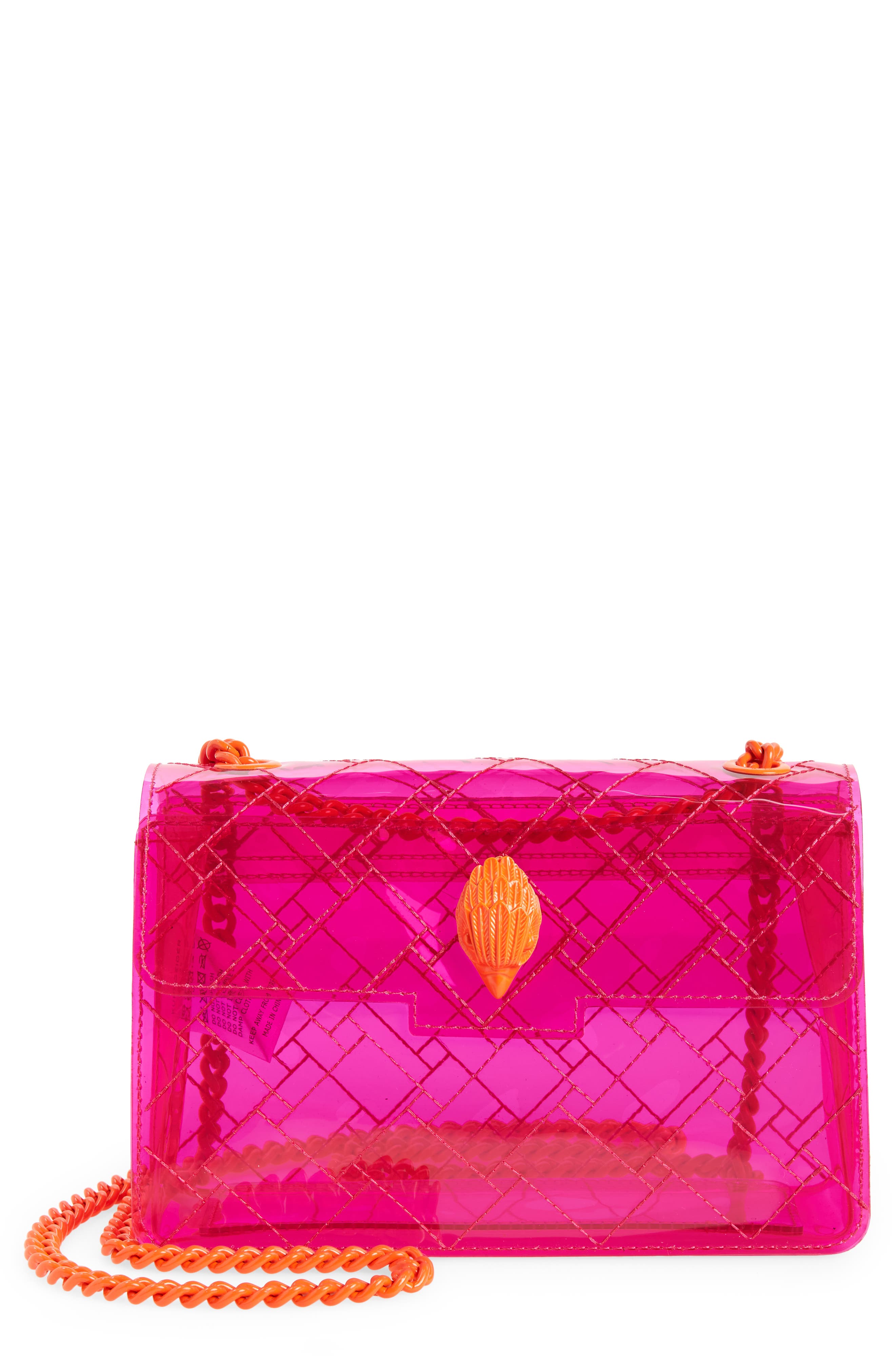 Kurt Geiger London Kensington Vinyl Crossbody Bag, Main, color, 