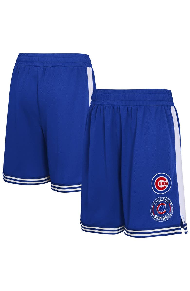 Outerstuff Youth  Royal Chicago Cubs Infielder Shorts, Alternate, color, 