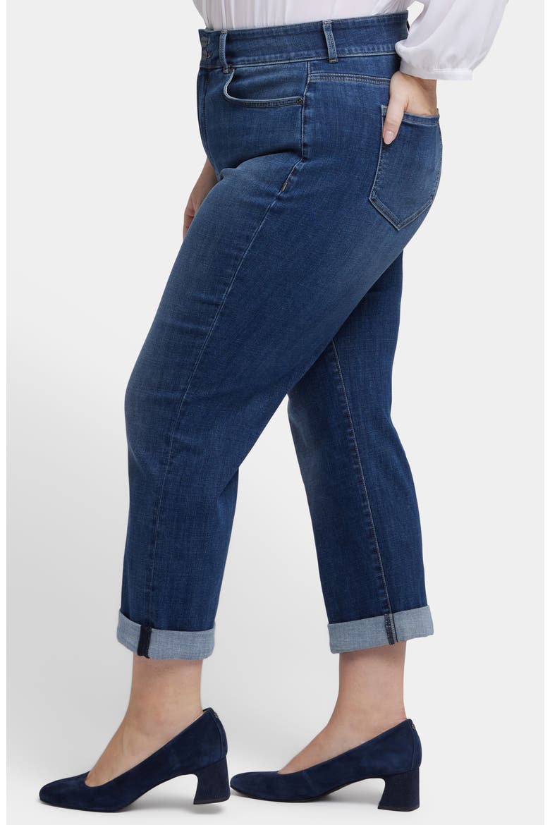 Bailey High Waist Crop Relaxed Straight Leg Jeans, Alternate, color, ASTURIA SHORE