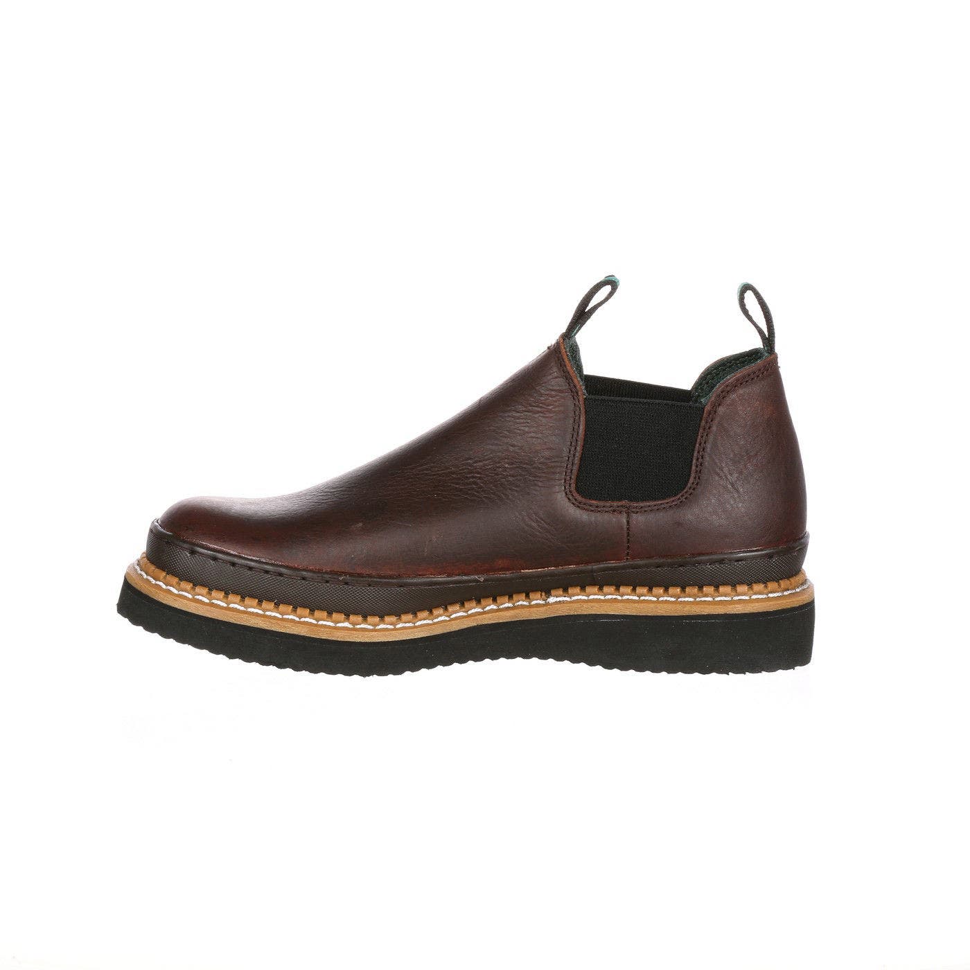 Wedge Romeo Work Shoe, Alternate, color, BROWN