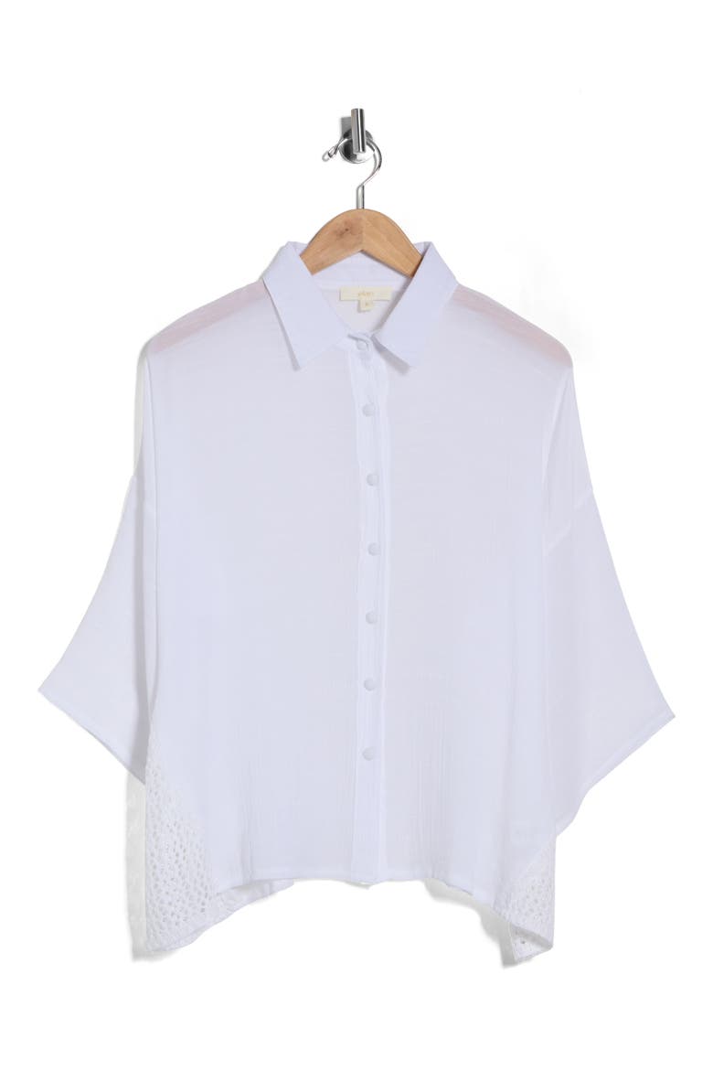 Cover-Up Shirt, Alternate, color, WHITE