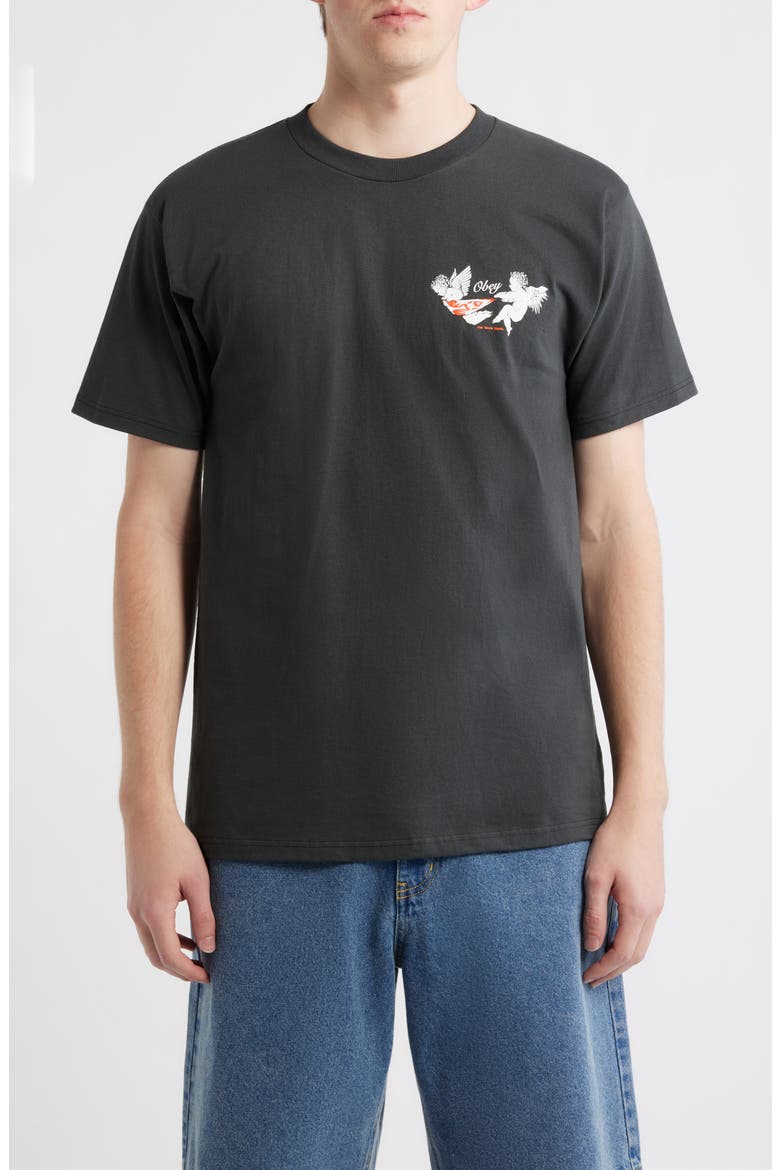 No Love Lost Graphic T-Shirt, Main, color, VINTAGE BLACK