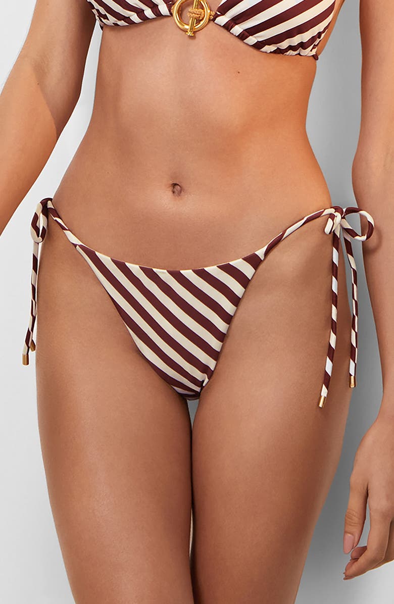 ViX Paula Hermanny Boardwalk Side Tie Bikini Bottoms, Main, color,